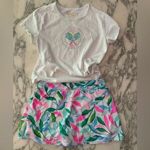 Lilly Pulitzer girls tennis outfit Lg